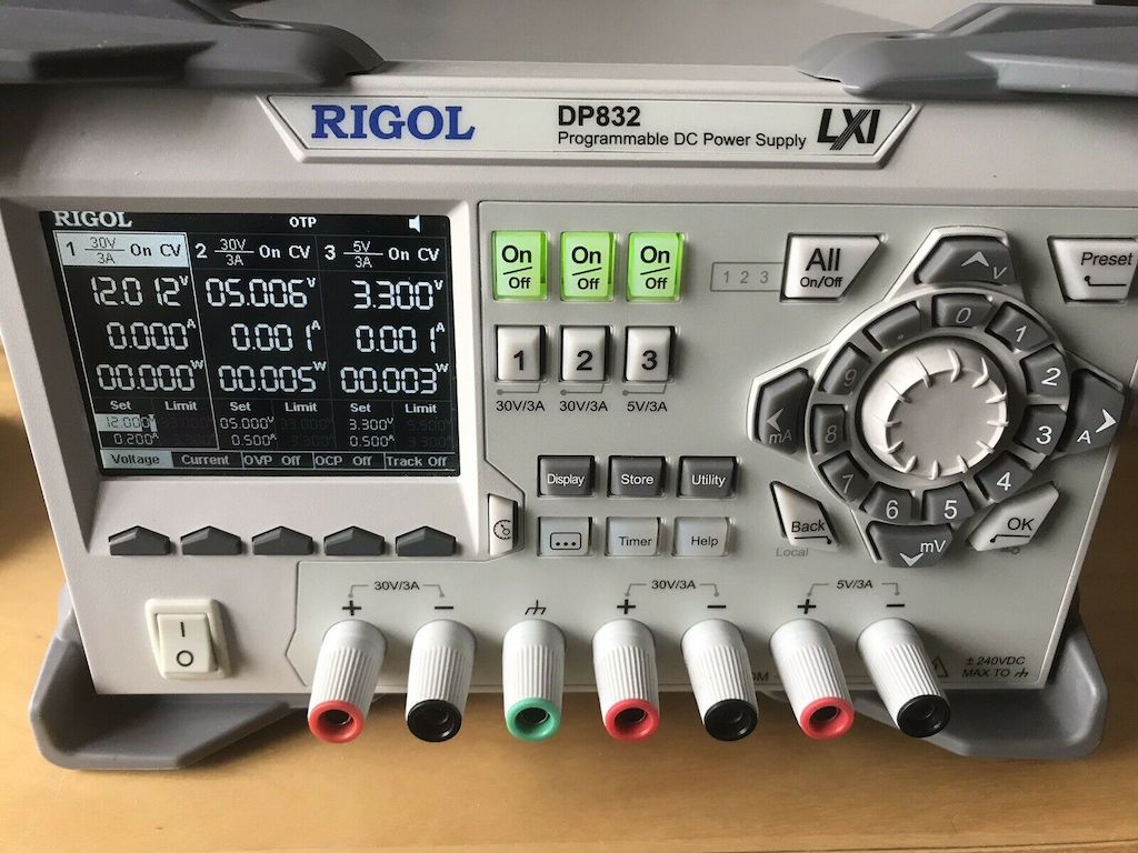 ***SOLD*** Used Rigol DP832 Triple Output Power Supply (UK) Page 1